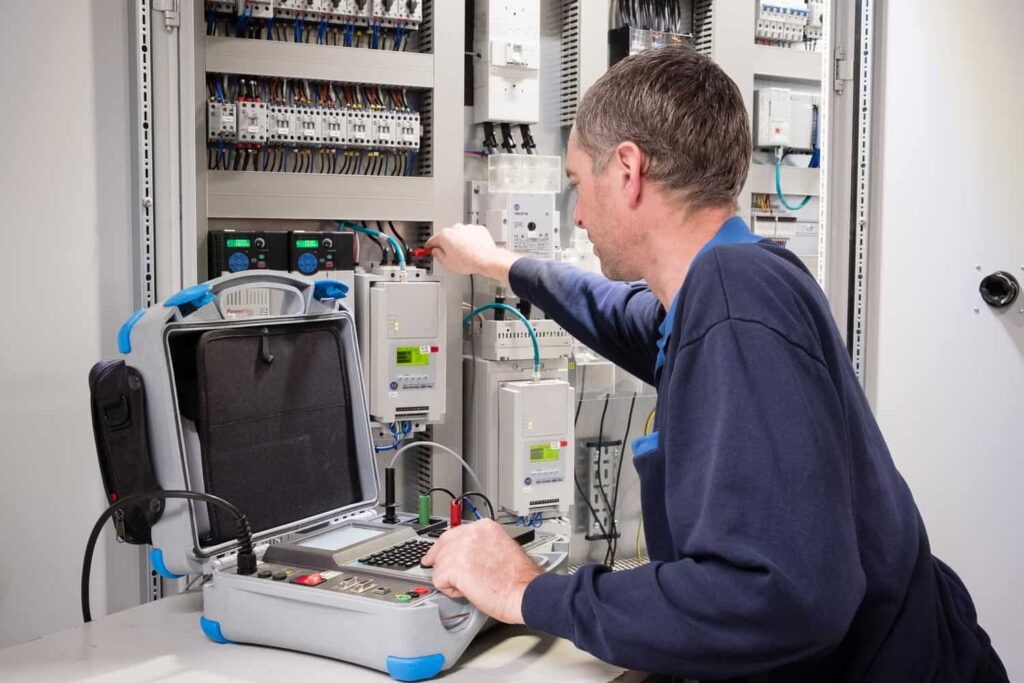 Panel construction at Gerbin Control